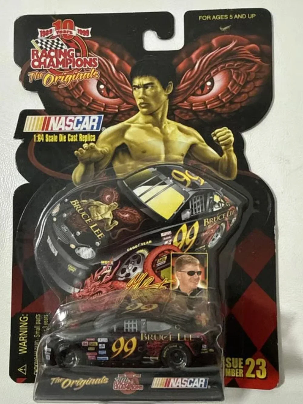 1999 Racing Champions | Jeff Burton #99 'Bruce Lee' 1:64 Diecast Car NEW
